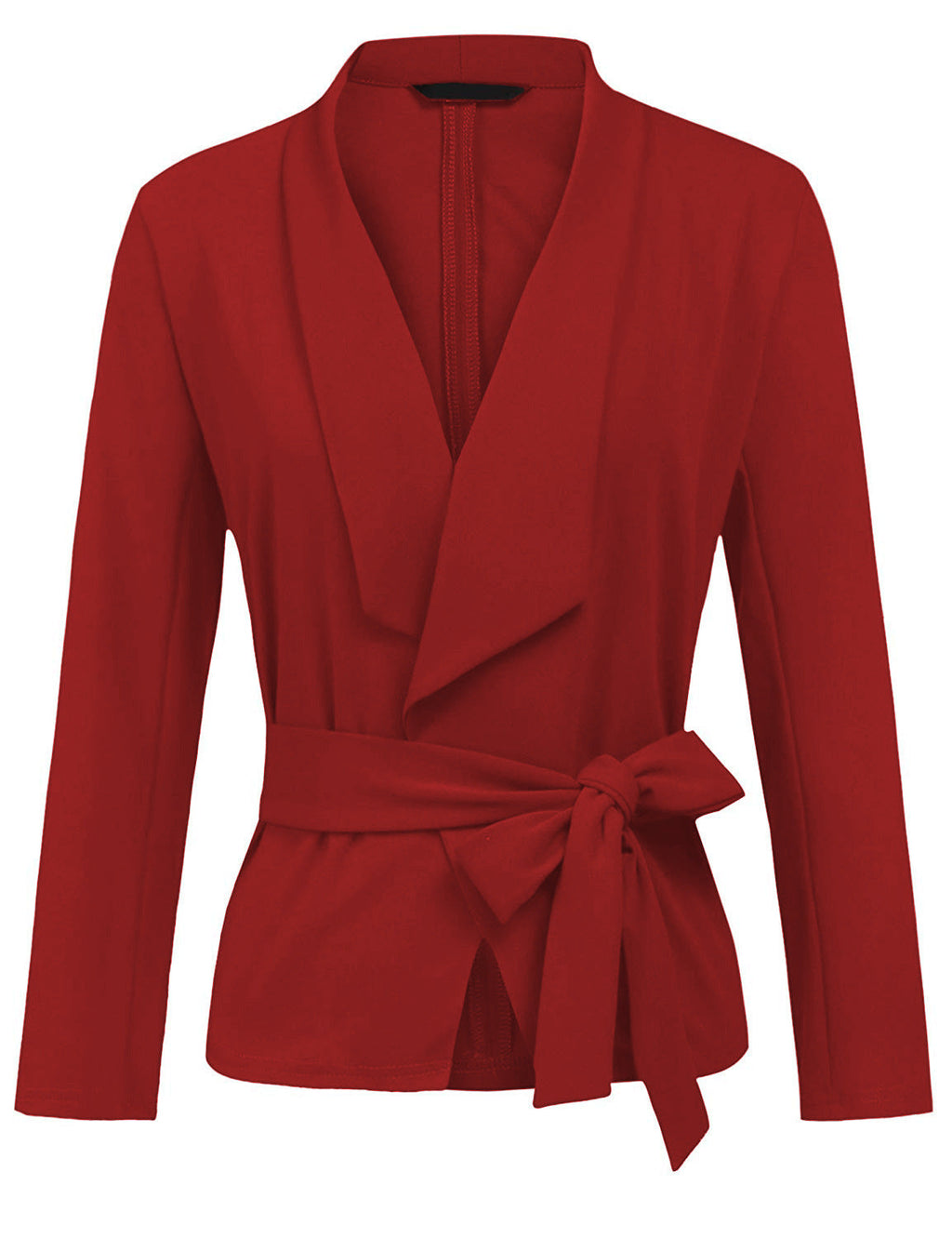 Gilet manches longues décontracté doux en coton en tissu pour femme