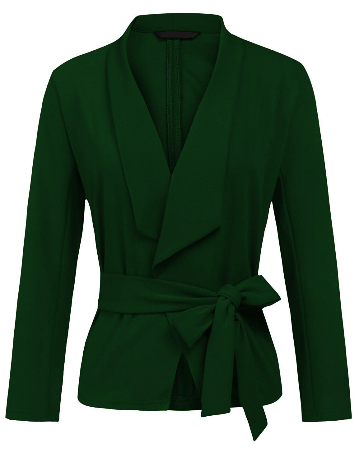 Gilet manches longues décontracté doux en coton en tissu pour femme