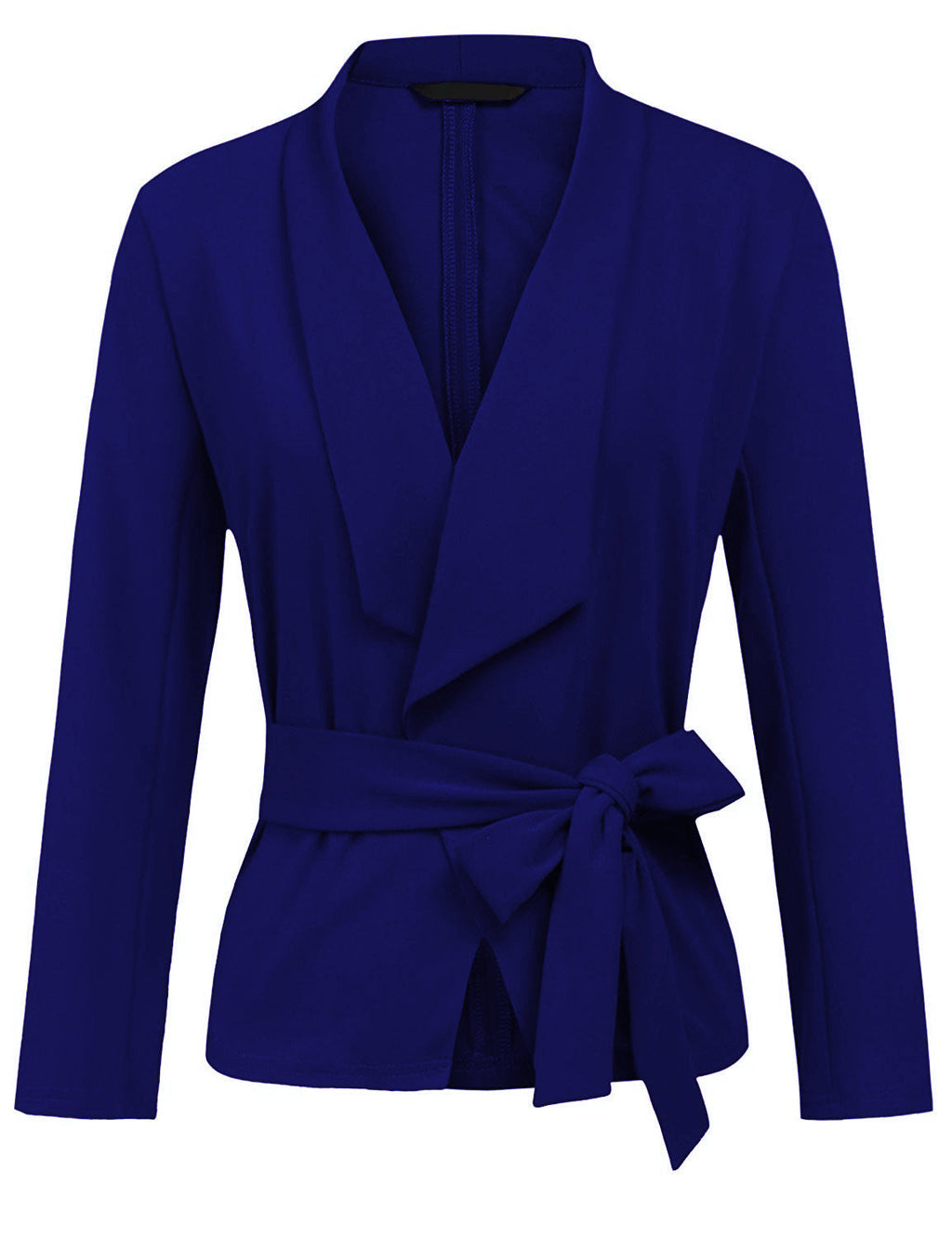 Gilet manches longues décontracté doux en coton en tissu pour femme