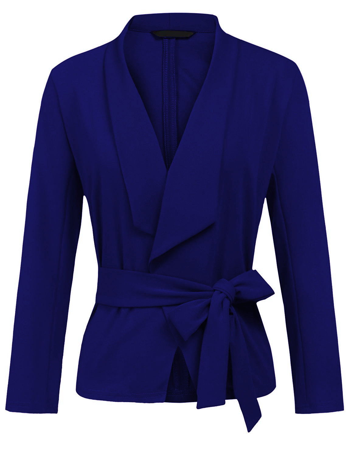 Gilet manches longues décontracté doux en coton en tissu pour femme