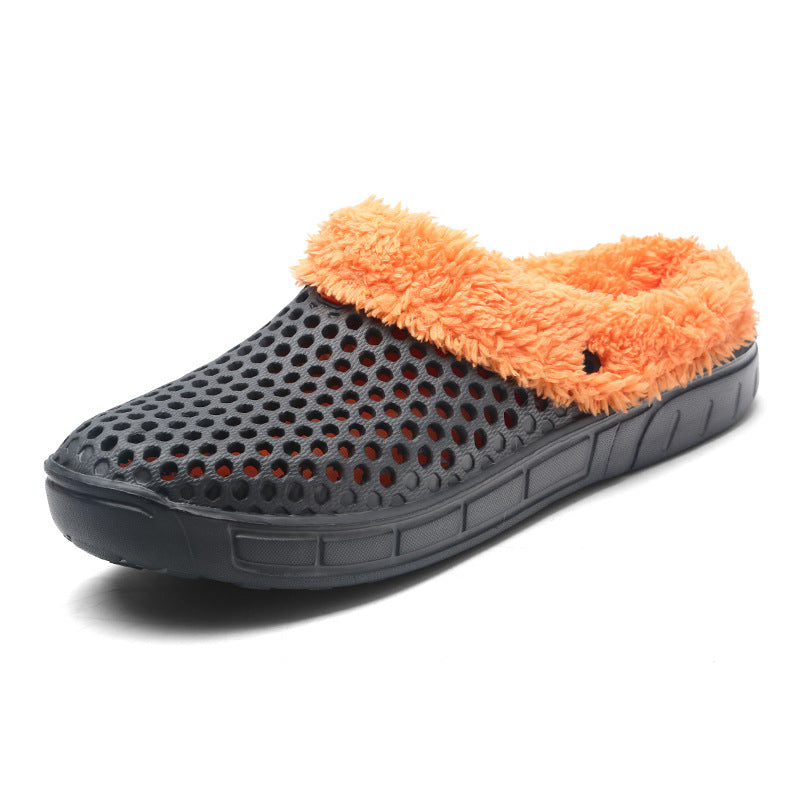 Chaussons peluche jardin fuzzy intérieur chaud confortable pour femme