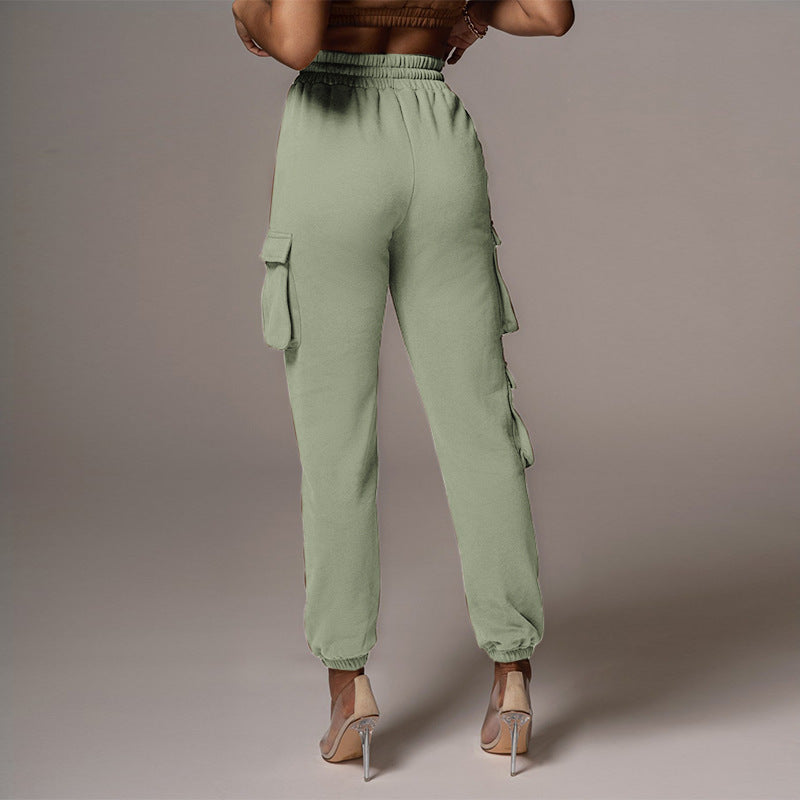Jogging bambou cargo douillet hiver confort pour femme