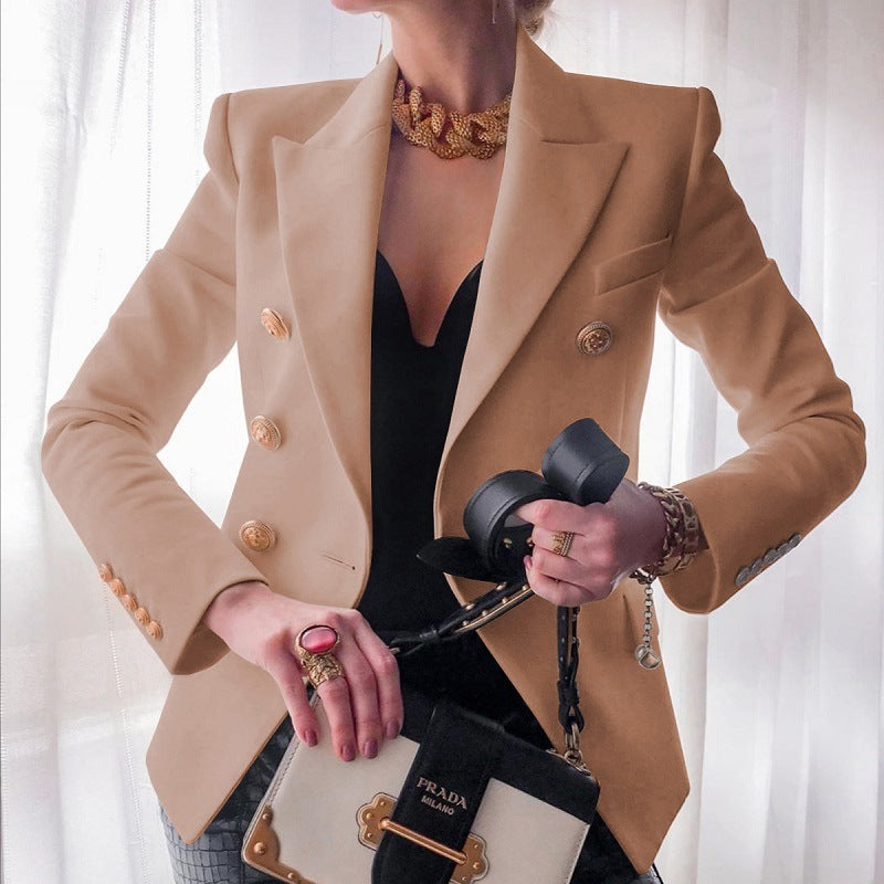 Blazer croisé facile à porter chic assurance pour femme