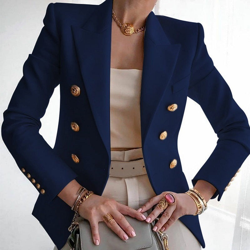 Blazer croisé facile à porter chic assurance pour femme