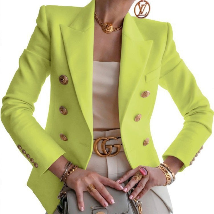 Blazer croisé facile à porter chic assurance pour femme