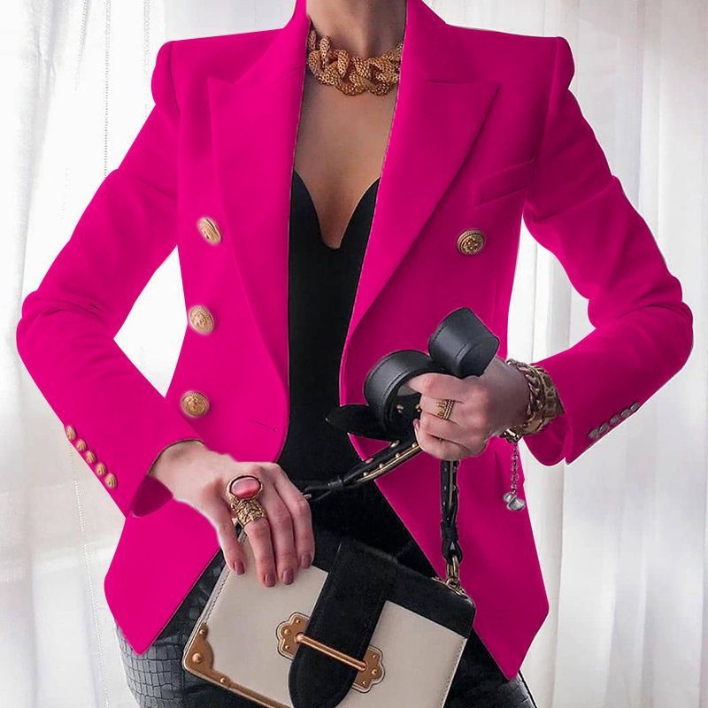 Blazer croisé facile à porter chic assurance pour femme