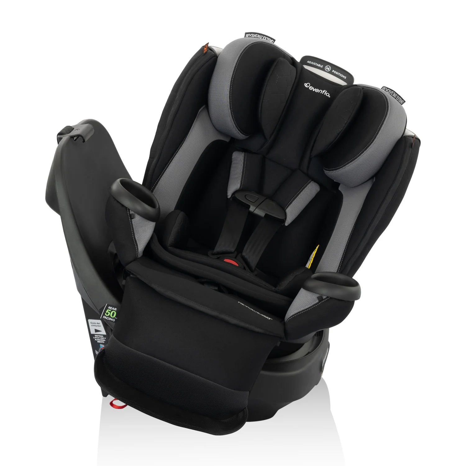 2026 2025 Siège Auto Rotatif Tout-en-Un Evenflo Revolve360 Extend avec Housse Quick Clean