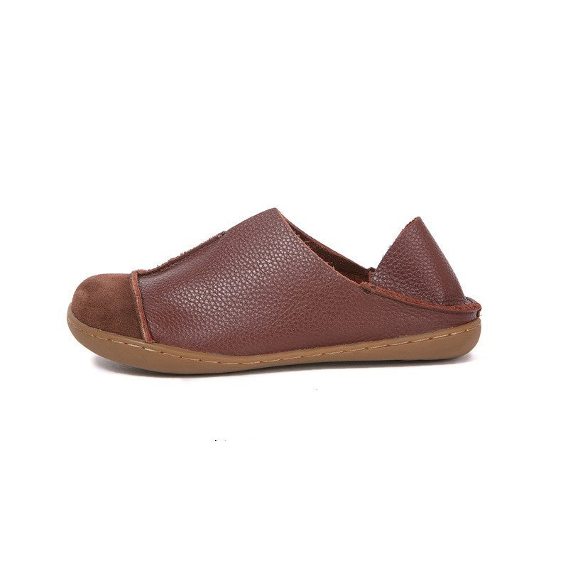 Womens Comfortable Leather retro sneakers | Soft tendon sole Shoes - LAKD London
