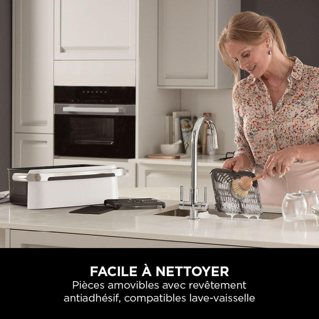 2026 2025 NINJA Foodi AF500EU – Friteuse à Air Chaud FlexDrawer 10,4 L, Double Zone avec Séparateur Amovible, 7 Fonctions de Cuisson – Édition Limitée Haute Performance