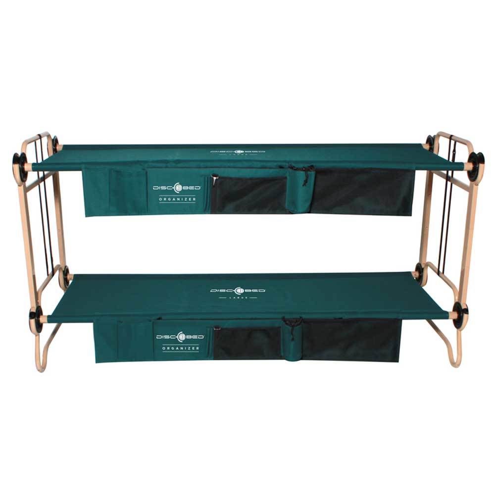 2026 Disc-O-Bed Large Cam-O-Bunk Bankfähiges Doppelbett mit Aufbewahrungsorganisatoren, Grün