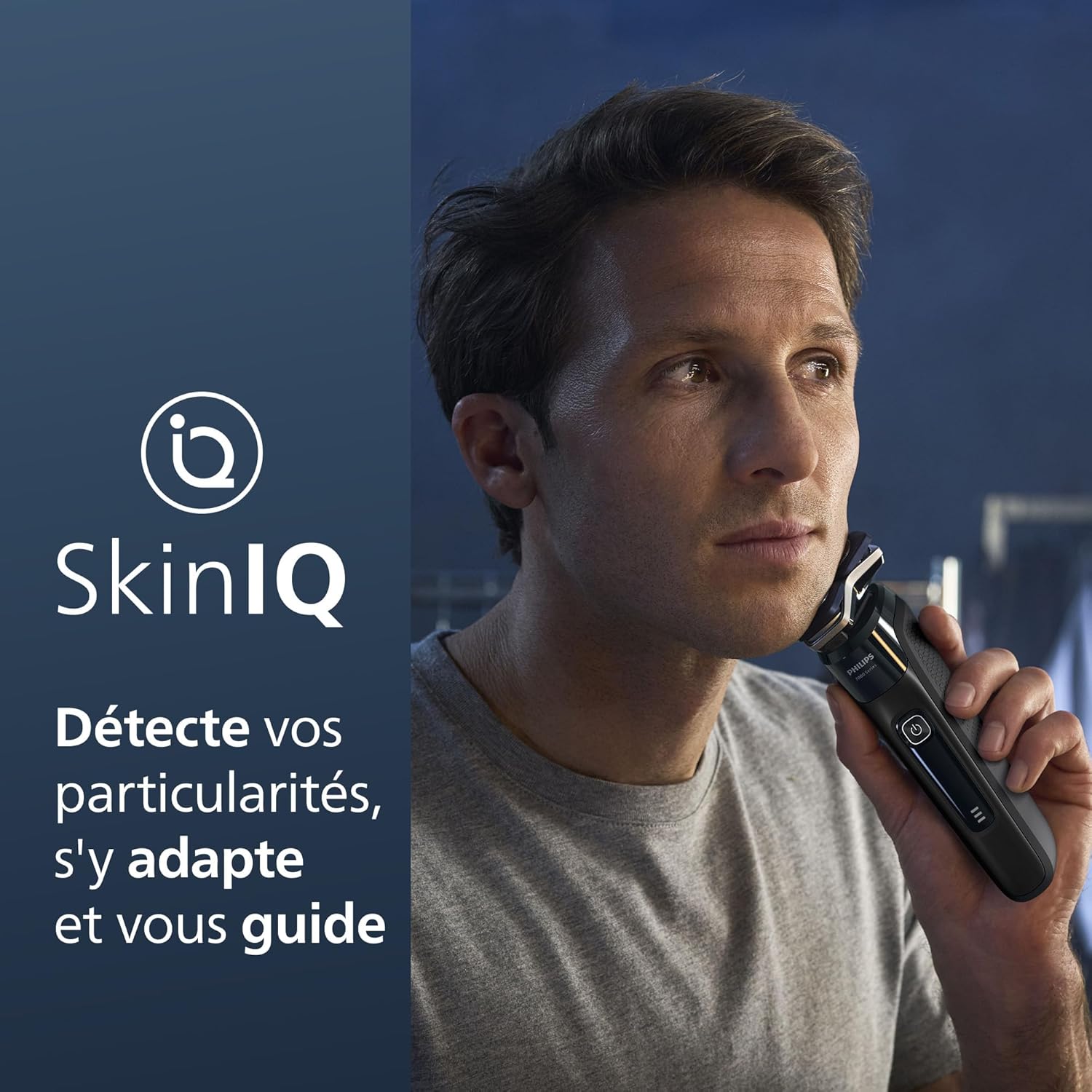 2026 2025 Rasoir Électrique pour Hommes Philips Wet & Dry Series 7000 avec Tondeuse Rétractable, Support de Charge, Étui de Voyage et Cartouche Quick Clean (Modèle S7886/55)