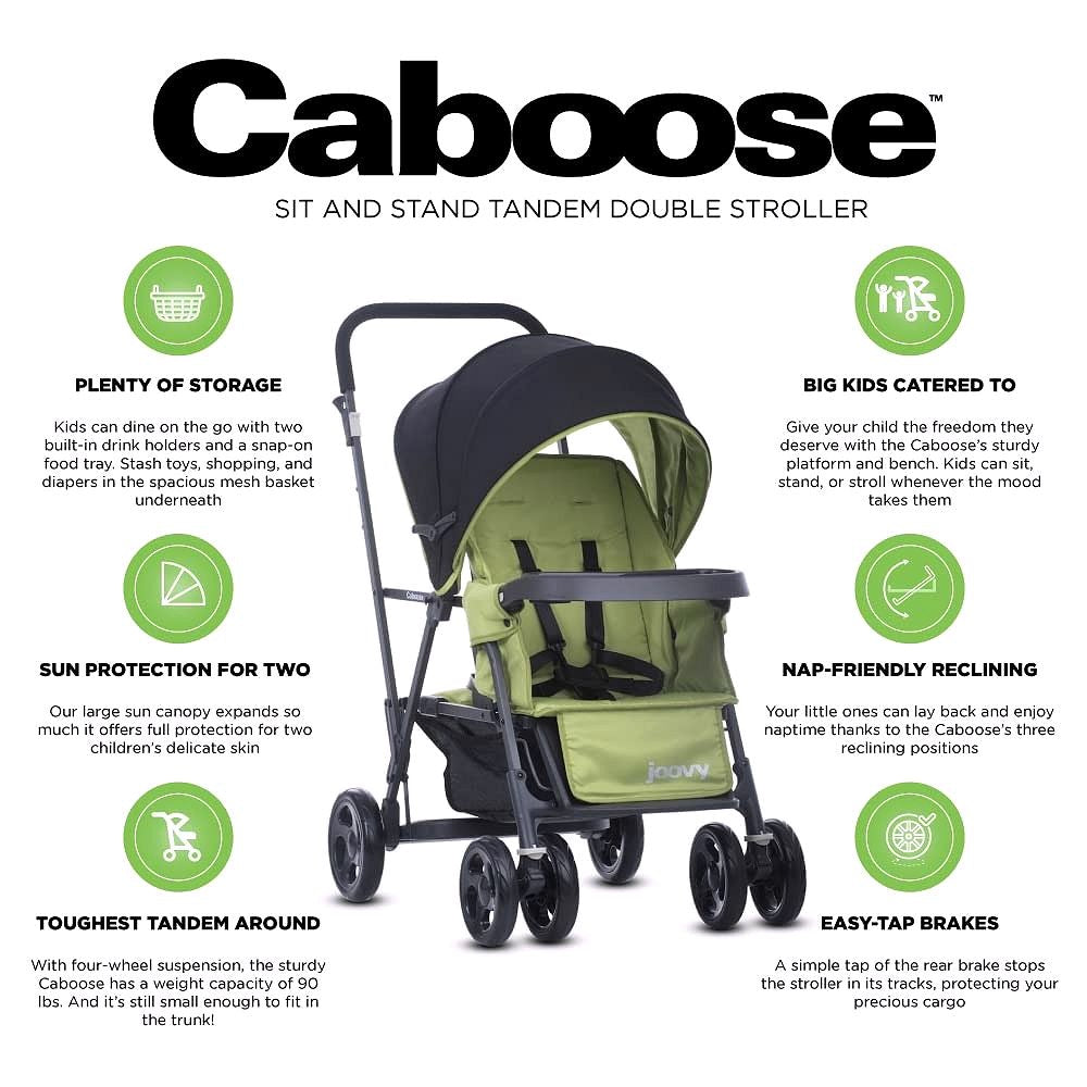 2026 Poussette Joovy Caboose Graphite – Appletree