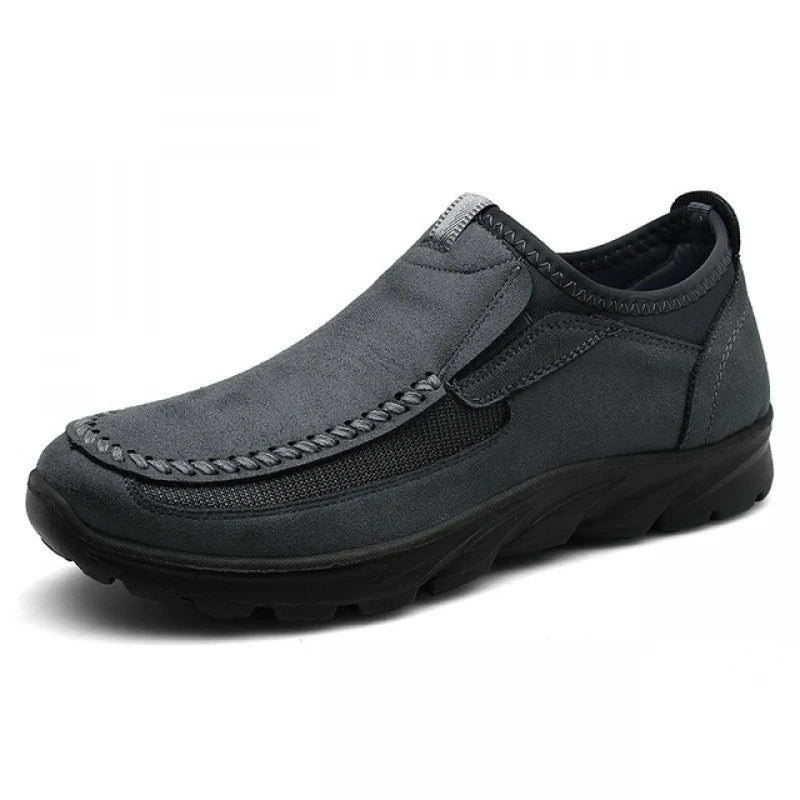 2026 Men's Casual Loafers Comfortable Slip On Rubber Sole Shoes