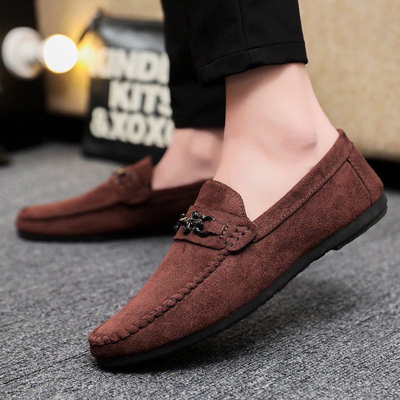 Mocassins imperméable en cuir décontracté pour homme