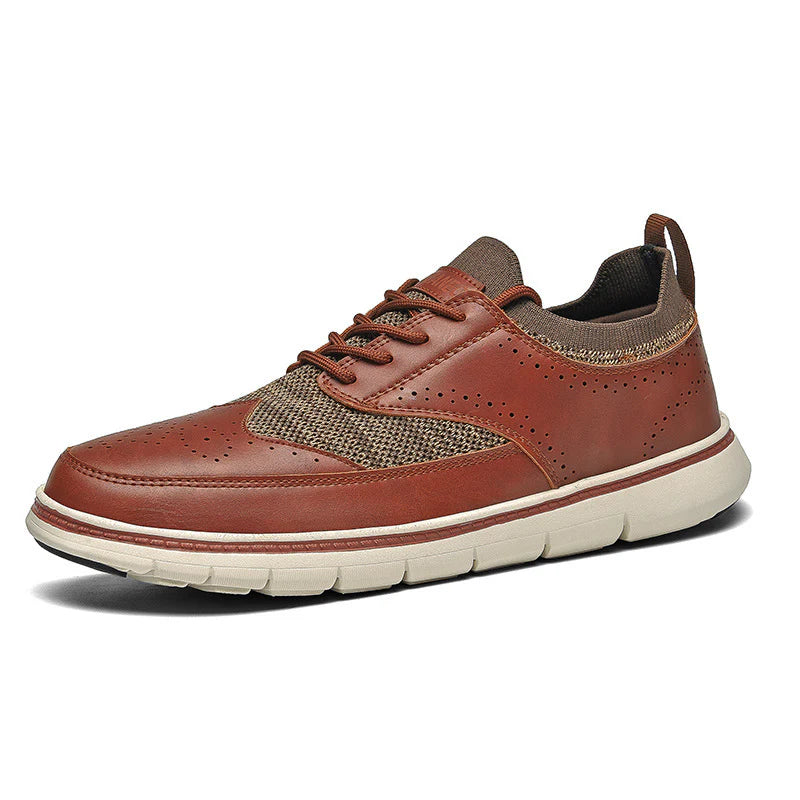 2026 Men's British Leather Shoes Casual Fashion Comfortable Business Style