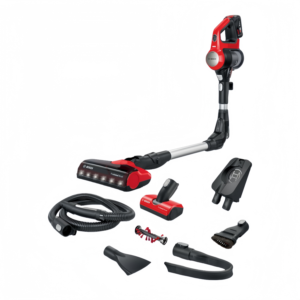 2026 2025 Bosch BCS711PET Scopa elettrica ricaricabile Unlimited 7 ProAnimal Rosso (Bosch Unlimited 7 BCS711PET ProAnimal)