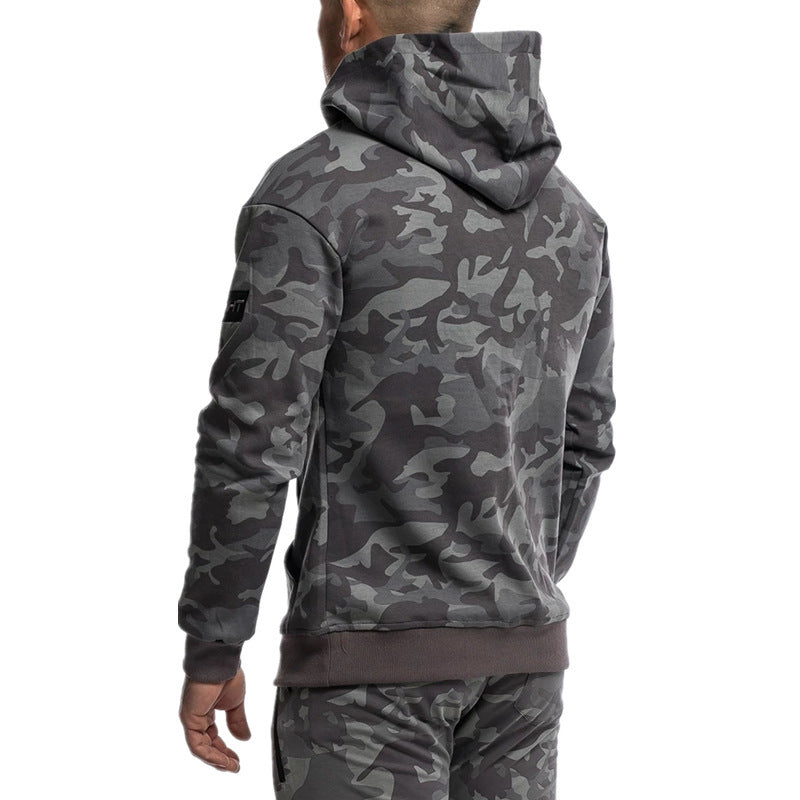 Men's Premium Camouflage Cotton Hoodie Casual Sportswear Pullover - LAKD London