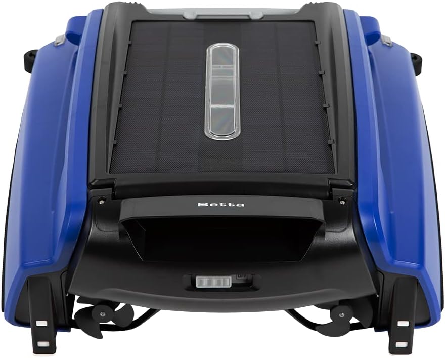 2026 Solarbetriebener automatischer Roboter-Skimmer-Reiniger für Pools mit 30 Stunden kontinuierlicher Reinigungsleistung durch Akkubetrieb und überarbeiteten, salz- und chlortoleranten Twin-Motoren (weiß)