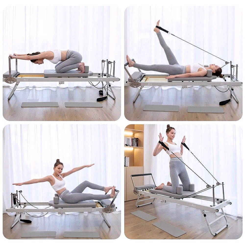 2026 ARKANTOS Reformer Pilates Pliable – Appareil d’entraînement Pilates pour la maison