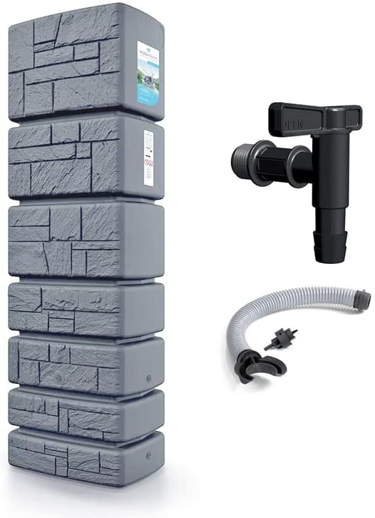2026 2025 Regenwassertank Tower Stone, Regentonne 350-500L