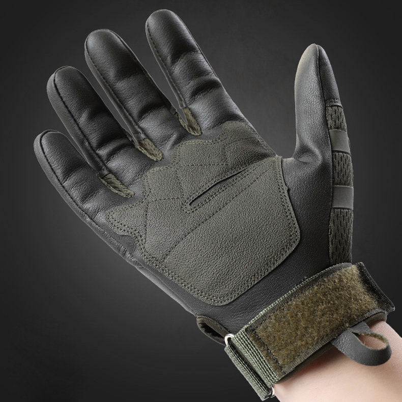 2026 Taktische Vollfinger-Handschuhe Z353 – Olivgrün