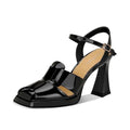 Women's Premium Waterproof Platform Chunky Heel Square Sandals - LAKD London