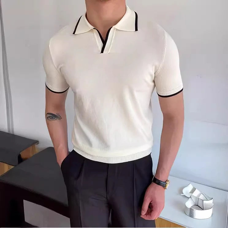 2026 Men's Casual Cotton Polo Shirt Comfortable Summer Everyday Wear Style