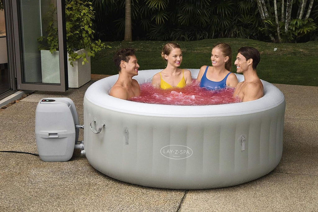 2026 Spa gonflable rond BESTWAY Lay-Z-Spa® Miami Airjet™ 2 - 4 personnes