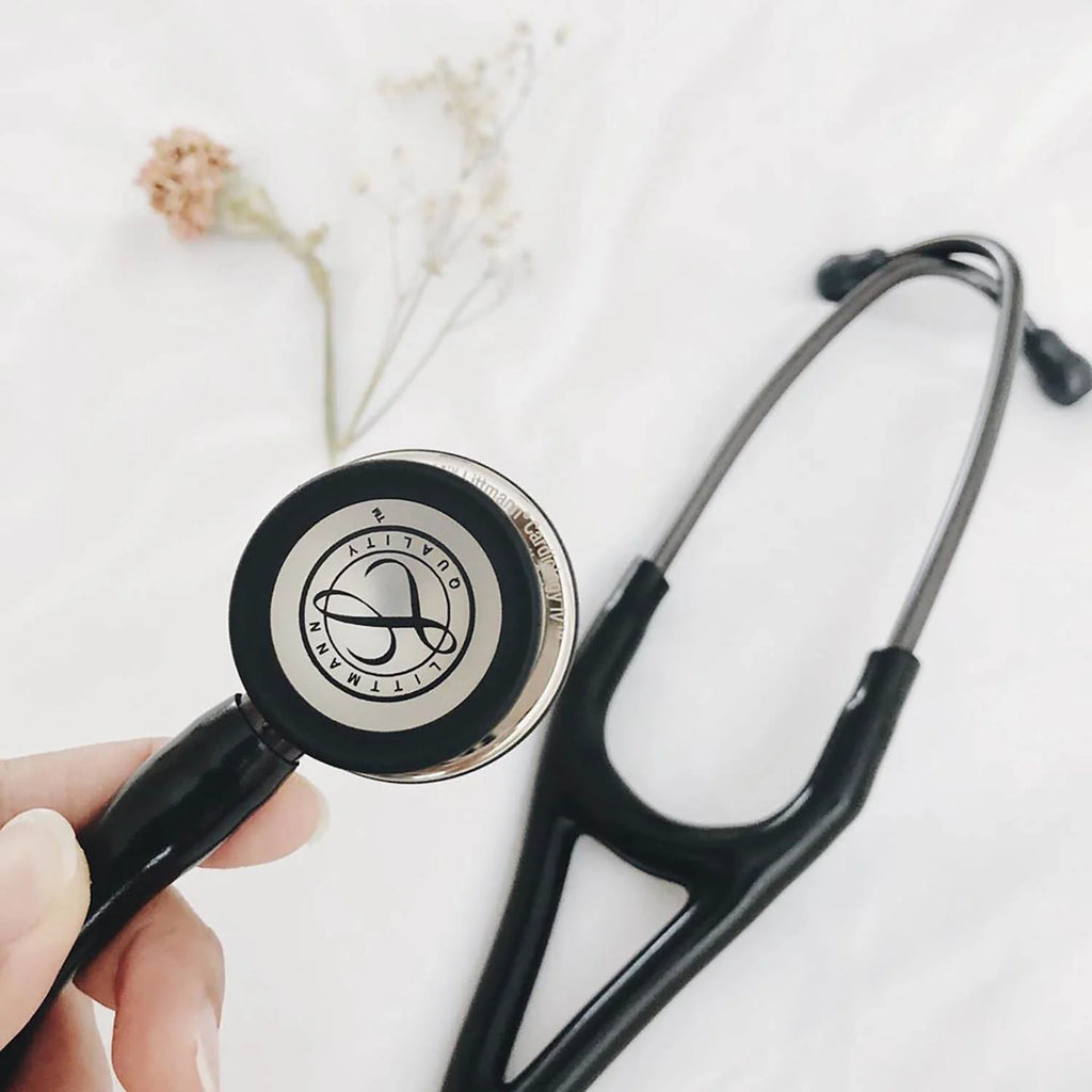 2026 2025 Stéthoscope Diagnostique Littmann Cardiology IV – Noir avec Finition Miroir – Édition Spéciale