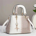Sac besace élégant brillant PU pour femme
