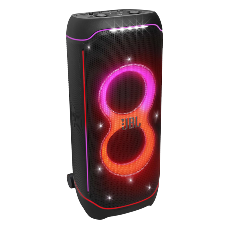 2026 PartyBox Club 120,Enceinte portable de soirée,poignée pliable ergonomique,jeu de lumières,12 heures d'autonomie,résistante aux éclaboussures IPX4,noir,Prise européenne (Type C) -