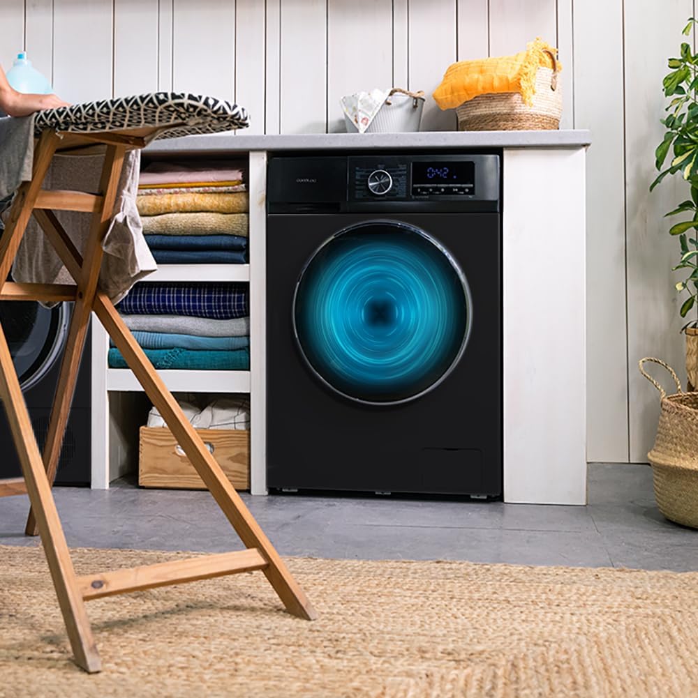 2026 Cecotec Bolero Dresscode 10500 Inverter Steel A. Lave-linge 10 kg Steel, 1400 tr/min, Moteur Inverter Plus, Vapeur, Classe A.