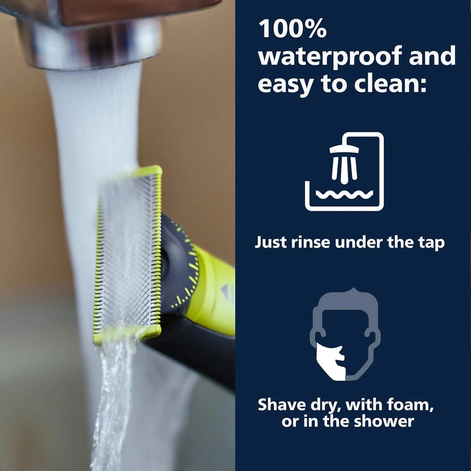2026 2025 Philips OneBlade 360 Pro, Wet & Dry, coupe, contourne et rase avec le peigne de précision 20 longueurs et l'affichage LED, QP6552/15