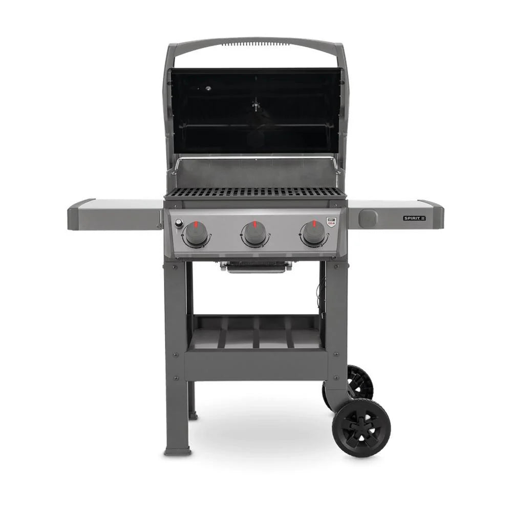 2026 2025 Weber Spirit II E-310 GBS – Grill à Gaz Acier Inoxydable 3 Brûleurs, Gourmet Barbecue System, Édition Limitée