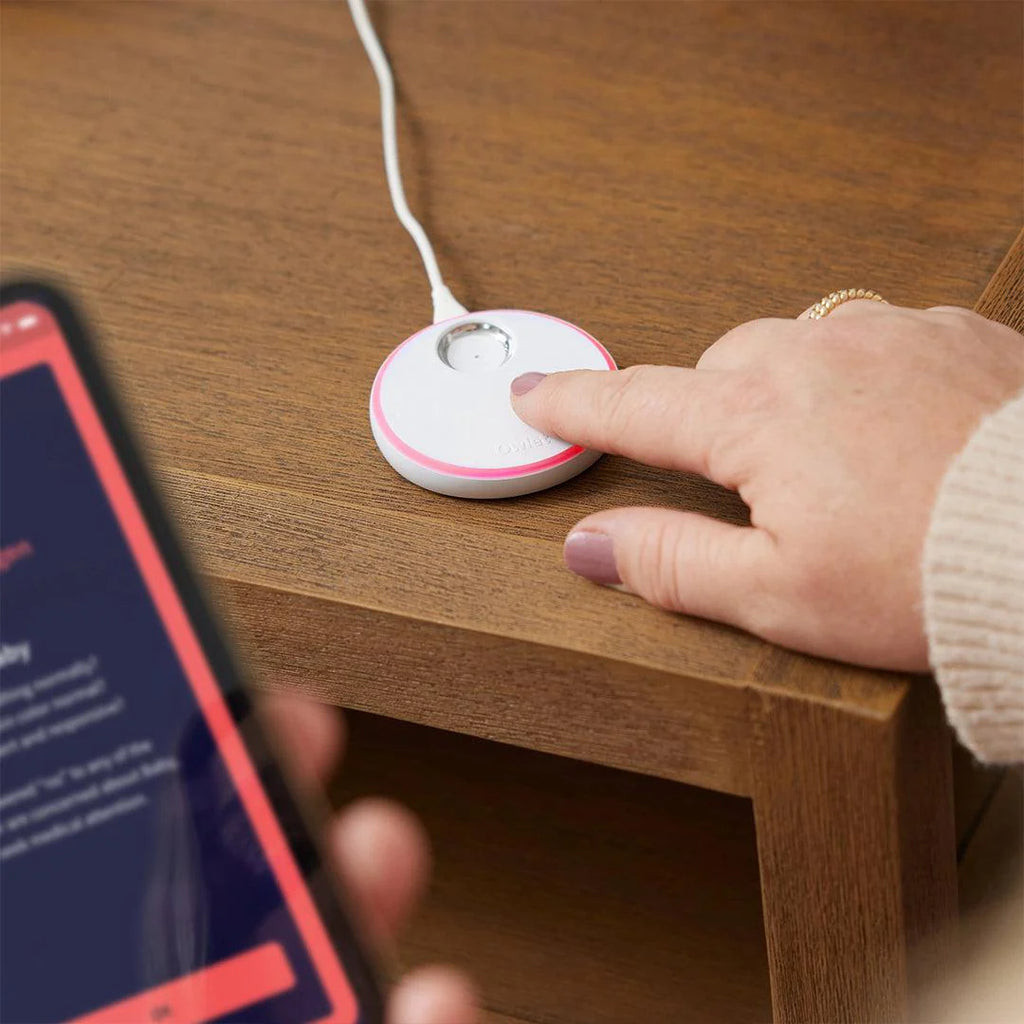 2026 2025 Owlet Dream Sock™ – Moniteur Bébé Intelligent avec Surveillance en Temps Réel du Pouls, de l’Oxygène et du Sommeil – Couleur Rose Poudré