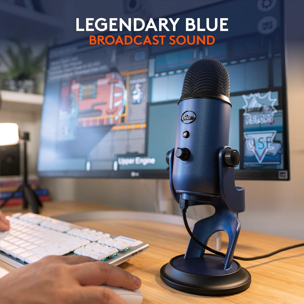 2026 2025 Logitech for Creators Microphone USB Blue Yeti (Noir)