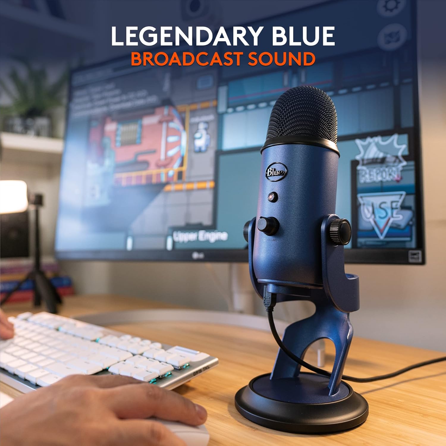 2026 2025 Logitech for Creators Microphone USB Blue Yeti (Noir)