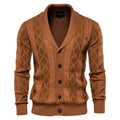 Gilet en coton col V classique confort pour homme