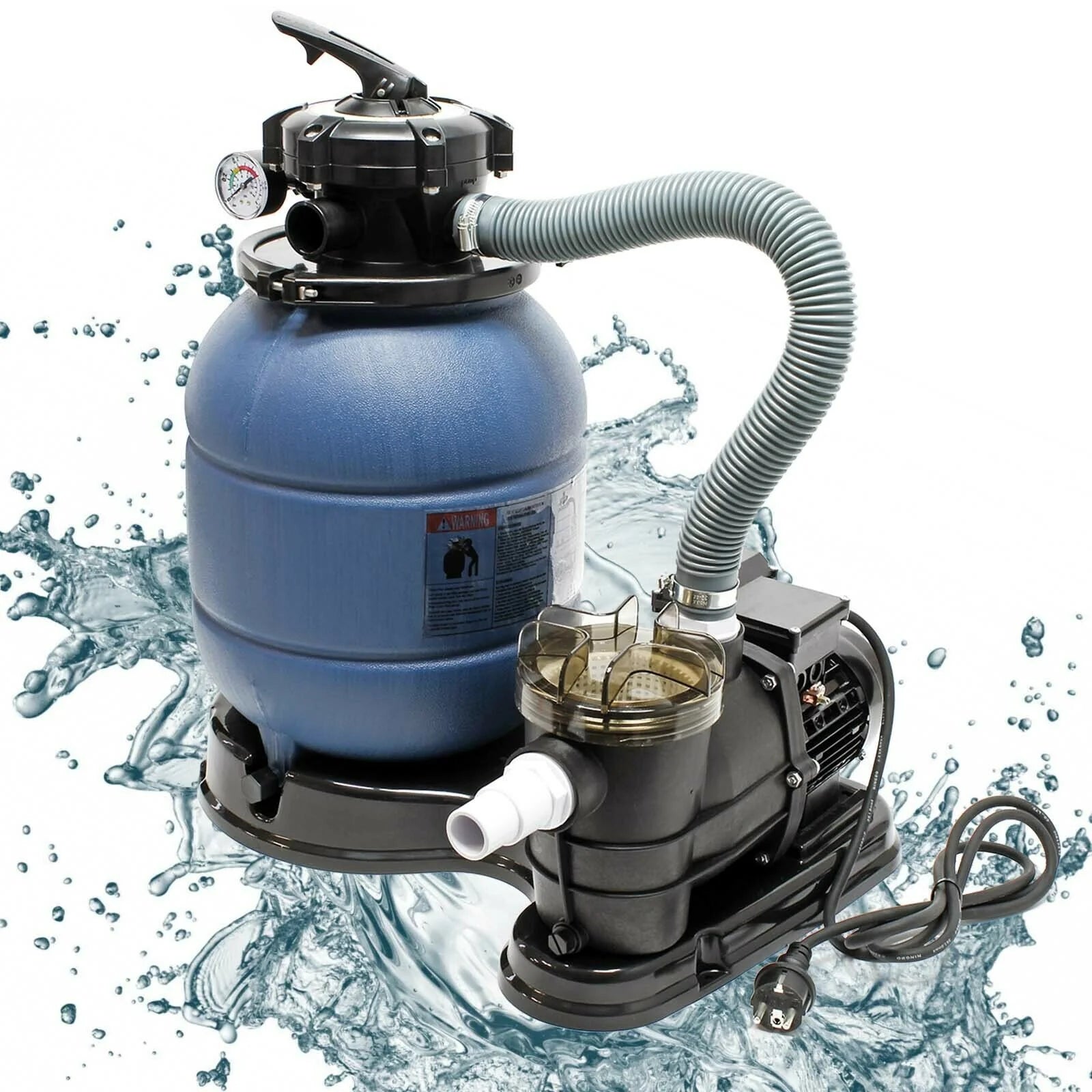 2026 Filtre à sable système de filtration pompe de filtration pompe de piscine 6000 litres par heure 16_0002466