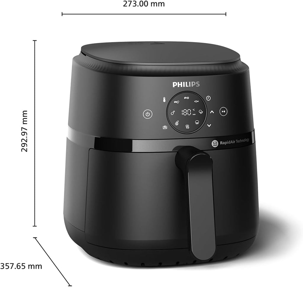 2026 2025 Friteuse à air Philips série 3000 7,2 L, fenêtre de cuisson, friteuse 16 en 1