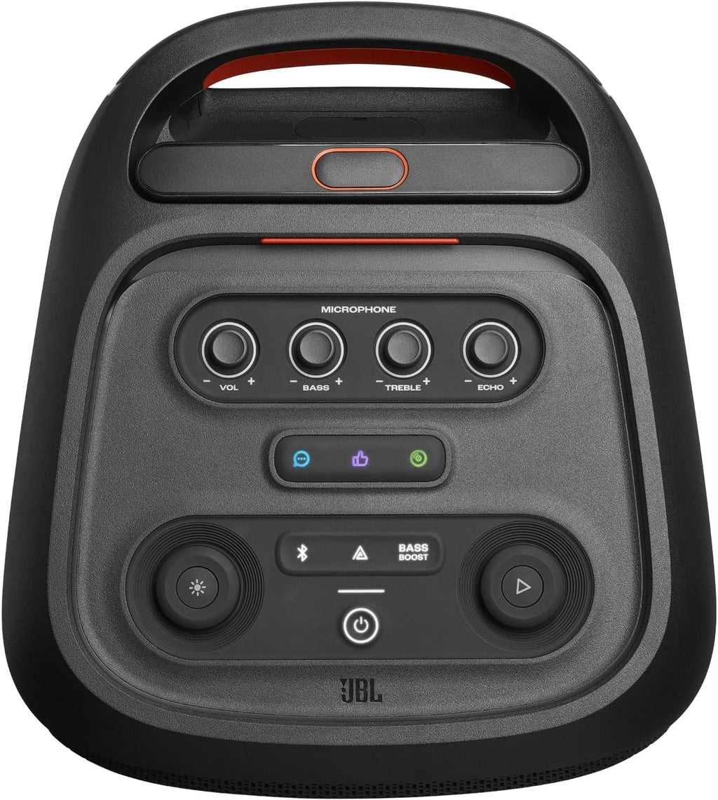 2026 PartyBox Club 120,Enceinte portable de soirée,poignée pliable ergonomique,jeu de lumières,12 heures d'autonomie,résistante aux éclaboussures IPX4,noir,Prise européenne (Type C) -