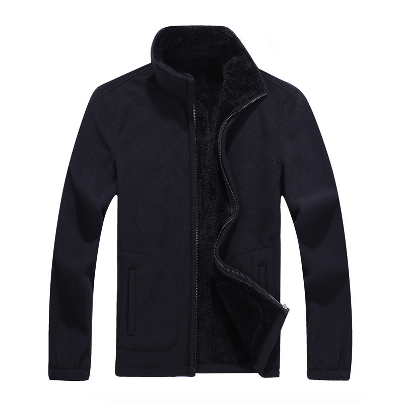 Gilet chaud doublé polaire et fourrure, style habillé pour homme