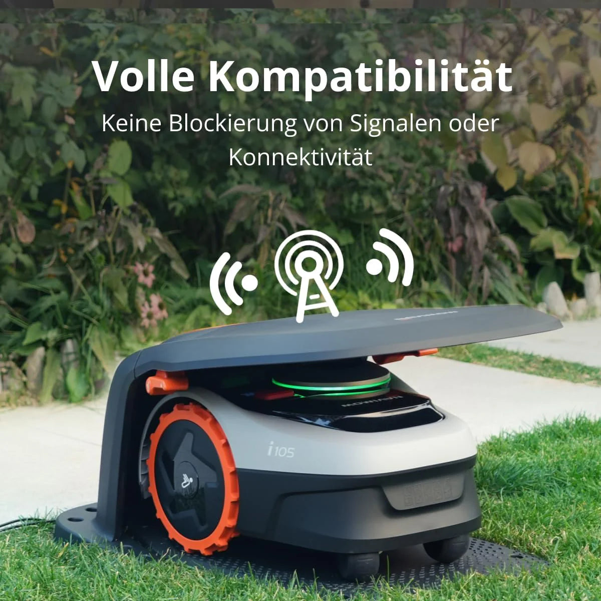2026 Navimow Garage S, Hochklappbar, Keine Signalblockierung, Schutz vor Sonne und Regen, Zubehör für Mähroboter Navimow i105E, i108E
