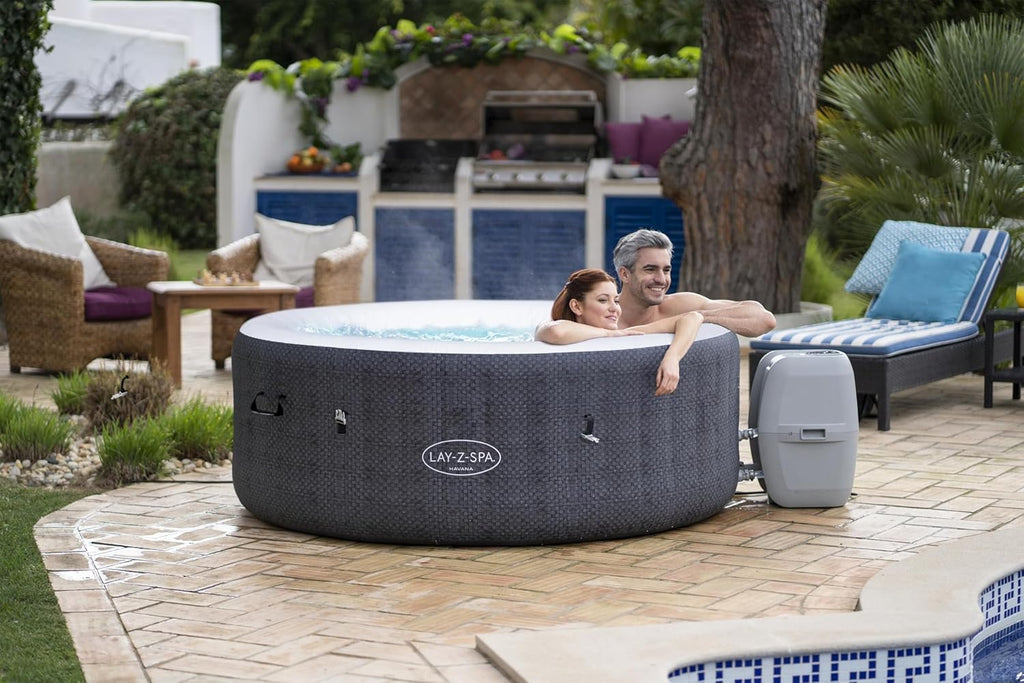 2026 Spa gonflable rond BESTWAY Lay-Z-Spa® Miami Airjet™ 2 - 4 personnes