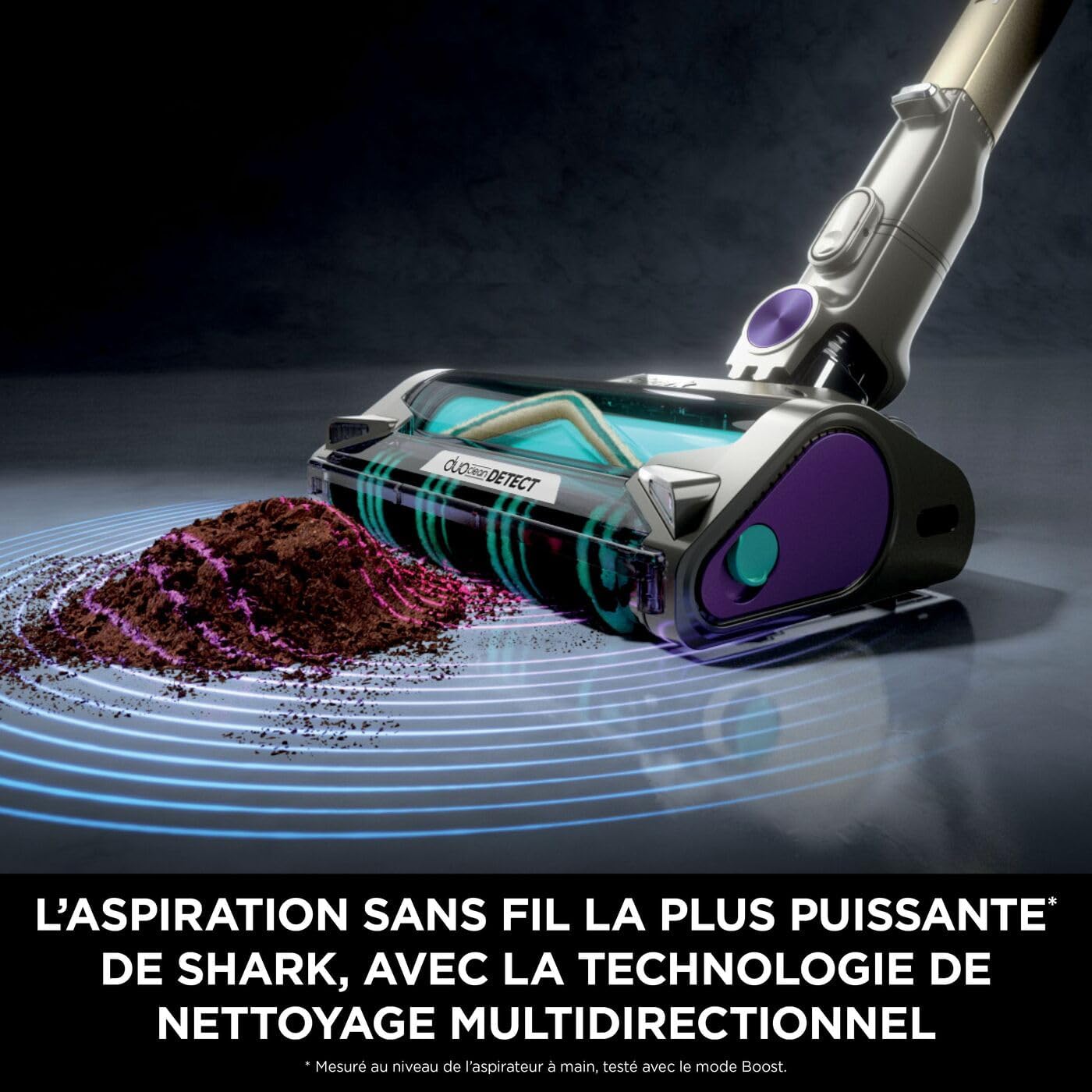 2026 Shark Detect Clean & Empty IW3612AMZEU, Aspirateur sans Fil, Blanc, 240 W, 2 liters