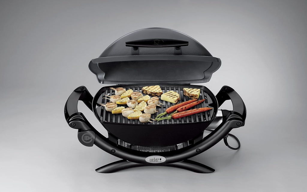 2026 2025 Weber Q1400 – Barbecue Électrique Portable, Surface 43x32 cm, Grille Fonte Émaillée, Édition Limitée