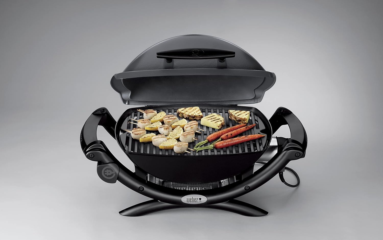 2026 2025 Weber Q1400 – Barbecue Électrique Portable, Surface 43x32 cm, Grille Fonte Émaillée, Édition Limitée