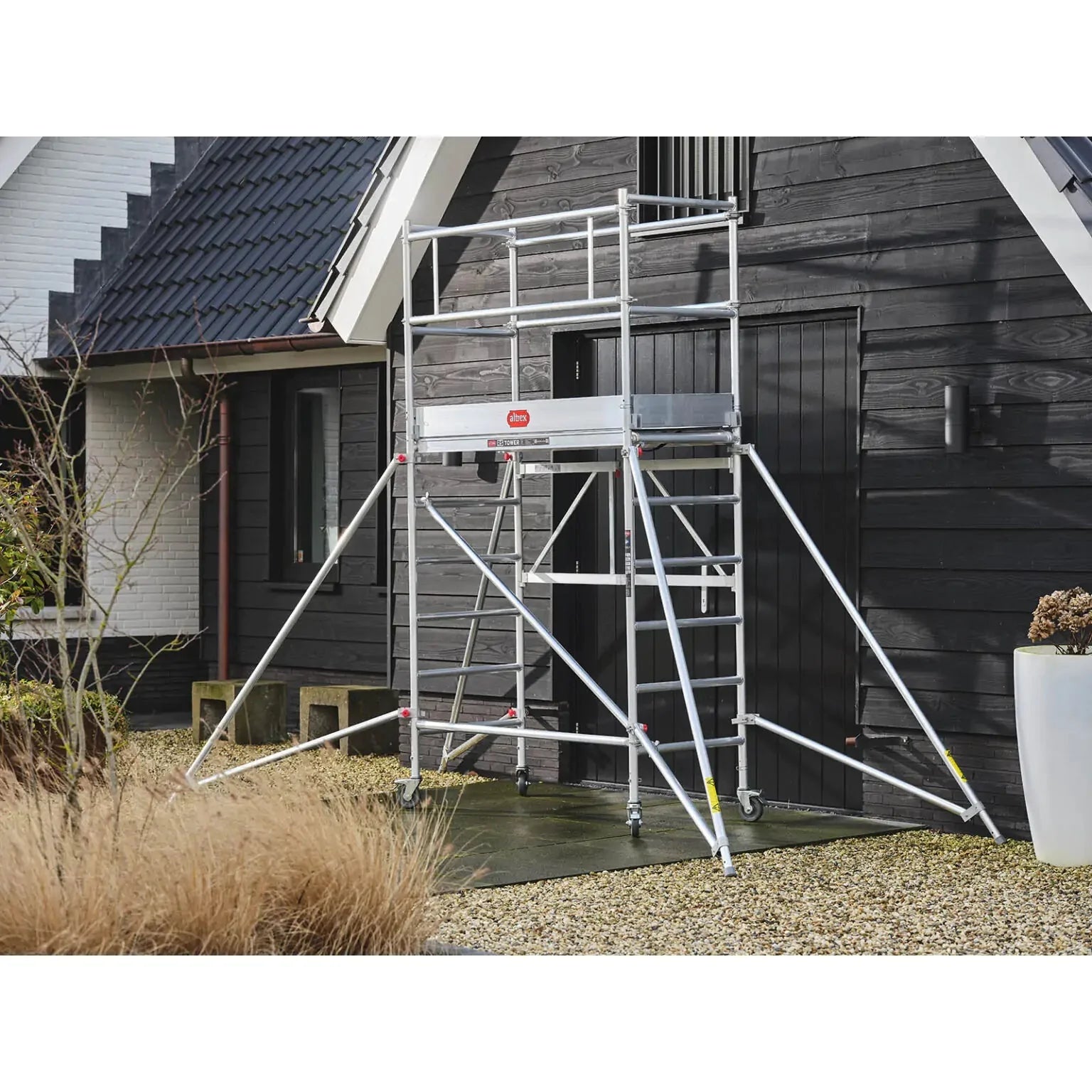 2026 chafaudage tlescopique 7,80m Aluminium - dmontable chafaudage mobile -