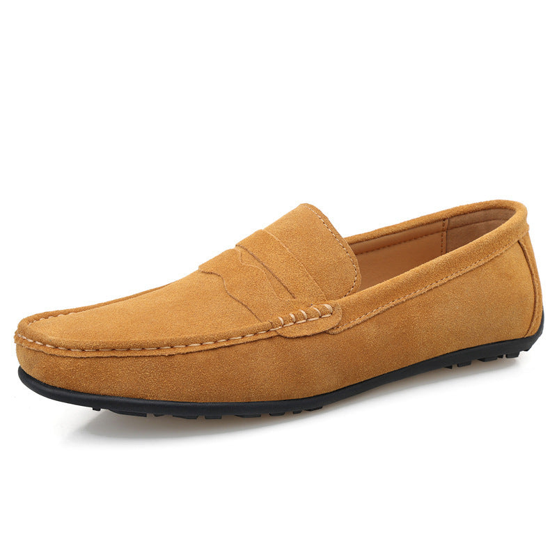 Mocassins en daim décontracté confort pour homme