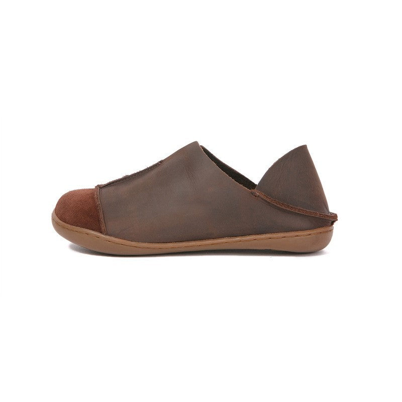 Womens Comfortable Leather retro sneakers | Soft tendon sole Shoes - LAKD London